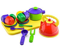 Детский Набор посуды 23 предмета Юника 0309
