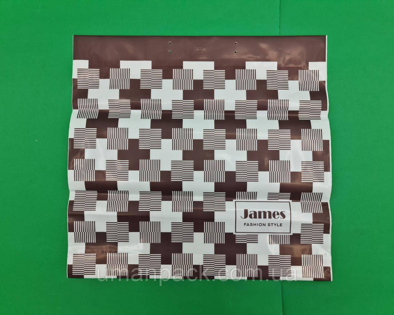 Пакет з пластиковою ручкою "Джеймс" без ручки (10 шт)