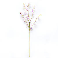 Орхидея, Искусственный ветка ткань, пластик, 88 см, розовый (630164)