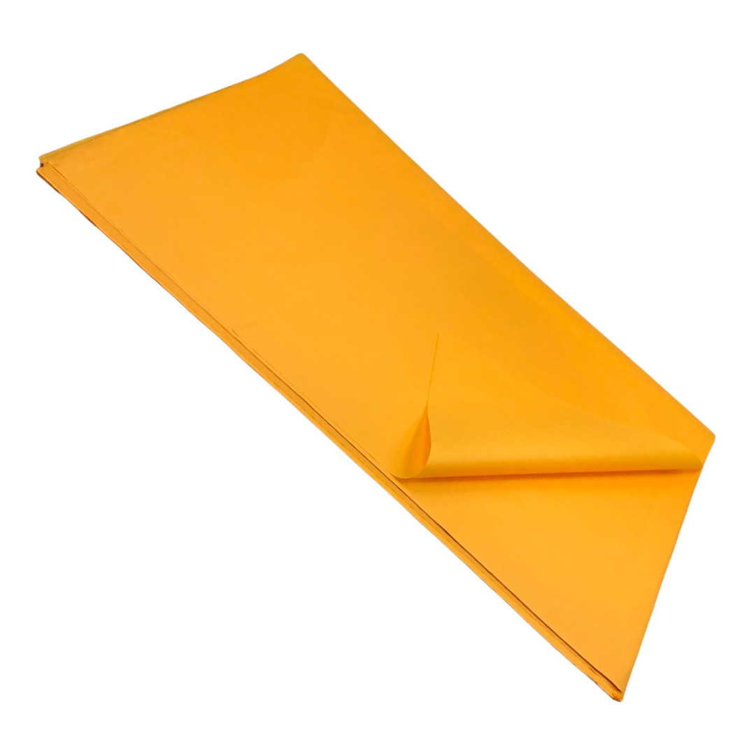 Папір тишею помаранчевий 50 х 70 см, 50 шт, фото 1