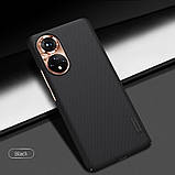 Захисний чохол Nillkin для Huawei Honor 50 Super Frosted Shield Black Чорний, фото 8