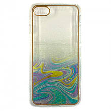 Чохол-накладка Shiny sand 2021 для iPhone 7 синя