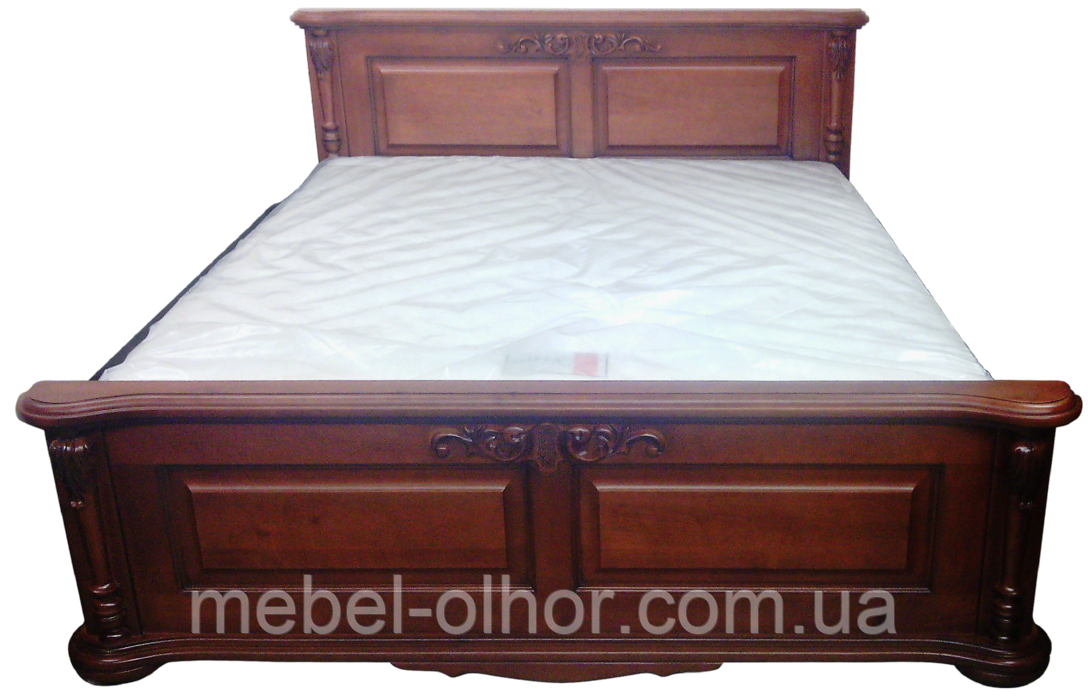 Ліжко з дерева Корадо (160*200)в білому кольорі