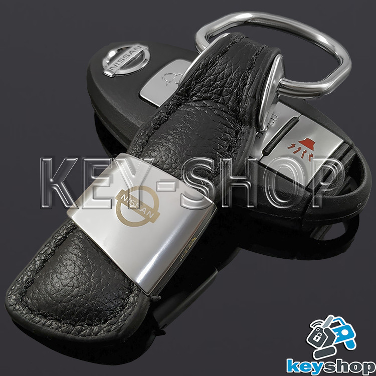 Брелок для авто ключей Nissan (Ниссан) кожаный - фото 1 - id-p653905509