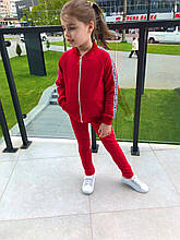 Спортивний костюм для дівчаток (зростання 104-122 см) 116, Червоний