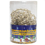 Світлодіодна новорічна гірлянда перлинні кульки, 5 м, 56 л, холодний білий, IP44, LED (040360), фото 3