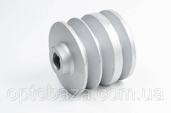 Шкив 3-х ручейный под вал 20 мм для двигателей 6,5 л.с. (168F) профиль ...