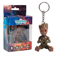 Брелок Грут Groot Прикраса салону автомобіля, персональна фігурка груша KG7