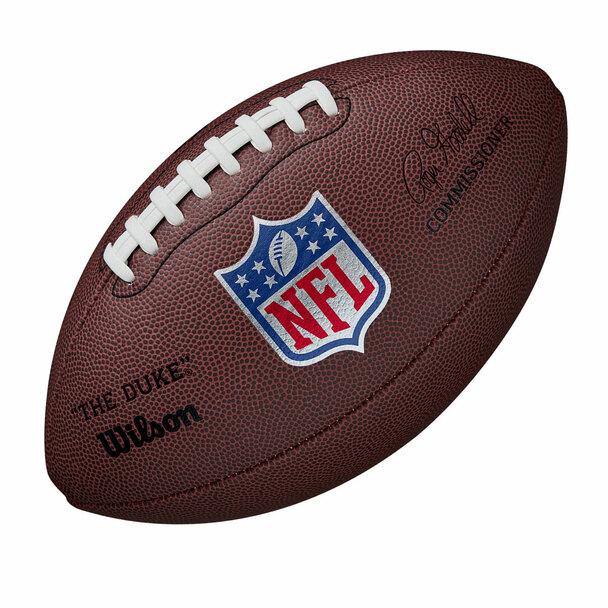 М'яч для американського футболу Wilson New NFL Duke R FB DEF композитна шкіра (WTF1825XBBRS)