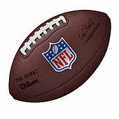 М'яч для американського футболу Wilson New NFL Duke R FB DEF композитна шкіра (WTF1825XBBRS)