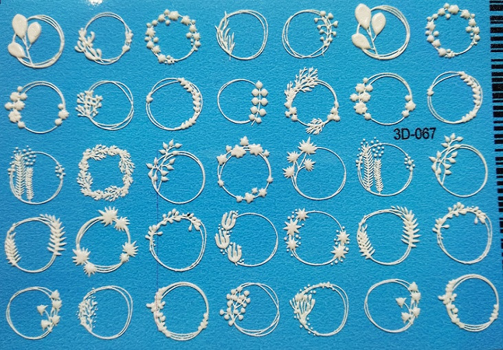 Слайдер 3D для дизайну на нігтях Fashion Nails/KSM 067 78WW