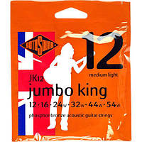 Струны Rotosound JK12 Jumbo King Phosphor Bronze 12-54