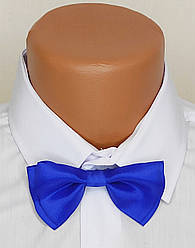 Дитячий краватка-метелик для хлопчиків волошкова двошарова однотонна Туреччина