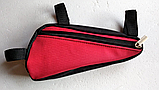 Велосумка підрамна трикутна велосипедна сумка для велосипеда, велосумка велобардачок, фото 2
