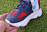 Модні дитячі кросівки аналог Nike Air Blue Rad Найк аір синій червоний р31-35, фото 3