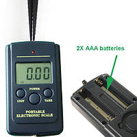 Электронный кантер весы до 40 кг PES-003 (607L) карманные