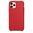 Силіконовий чохол Silicone Case Red для iPhone 11 Pro відкритий низ, фото 5