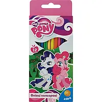 Карандаши цветные трёхгранные Little Pony Kite 12 цветов LP15-053K