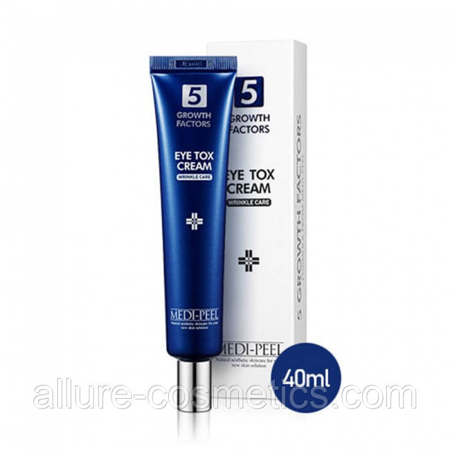 Ліфтинг-крем для повік з пептидним комплексом MEDI-PEEL 5GROWTH FACTORS EYE TOX CREAM 40ml