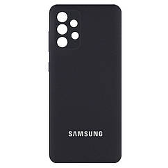 Чохол для Samsung Galaxy A72 4G / A72 5G Silicone Cover Full Camera (AA) Чорний / Black