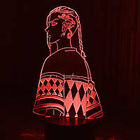 Акриловый светильник-ночник Кэн Рюгудзи (Ken Ryuguji) красный tty-n000552