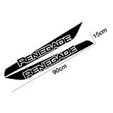 Наклейка напис Renegade чорний, фото 3