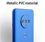 Захисна металізована плівка на задню панель oneplus 7T/7T Pro Синій, фото 5