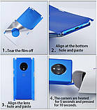 Захисна металізована плівка на задню панель oneplus 7T/7T Pro Синій, фото 7