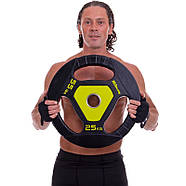 Диски 51 мм 25 кг (диски) поліуретанові Zelart, фото 5