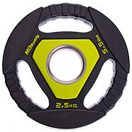 Млинці 51 мм 2,5 кг (диски) поліуретанові Zelart, фото 3