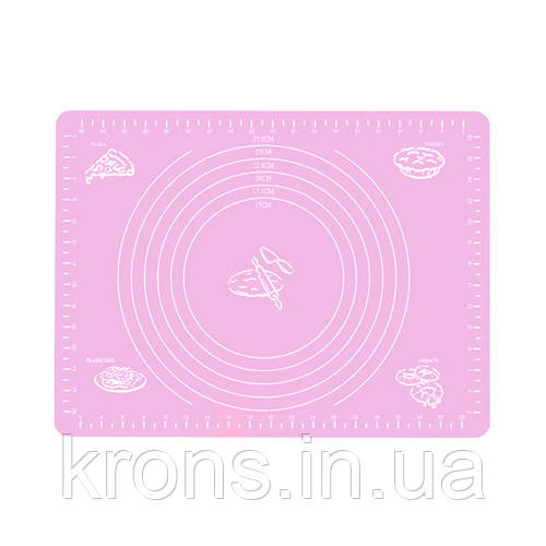 Килимок кондитерський силіконовий для розкатування і випічки тіста 30х40см, 0.7мм, фото 1