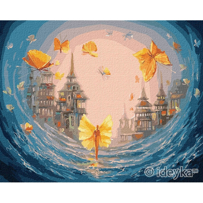 Картина за номерами KHO5026 Метелики душі ©Ігор Сокальський 40*50см. Ideyka