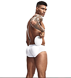 Чоловічі труси пушап push up для збільшення сідниць білі, фото 3