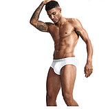 Чоловічі труси пушап push up для збільшення сідниць білі, фото 5