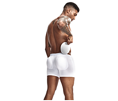 Чоловічі труси-боксери push up пушап для збільшення сідниць білі
