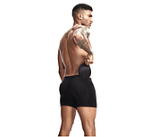 Чоловічі труси ХЛ, 2ХЛ push up пушап для збільшення сідниць чорні, фото 2