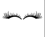 Наклейка на фари автомобіля Вії чорні, фото 2