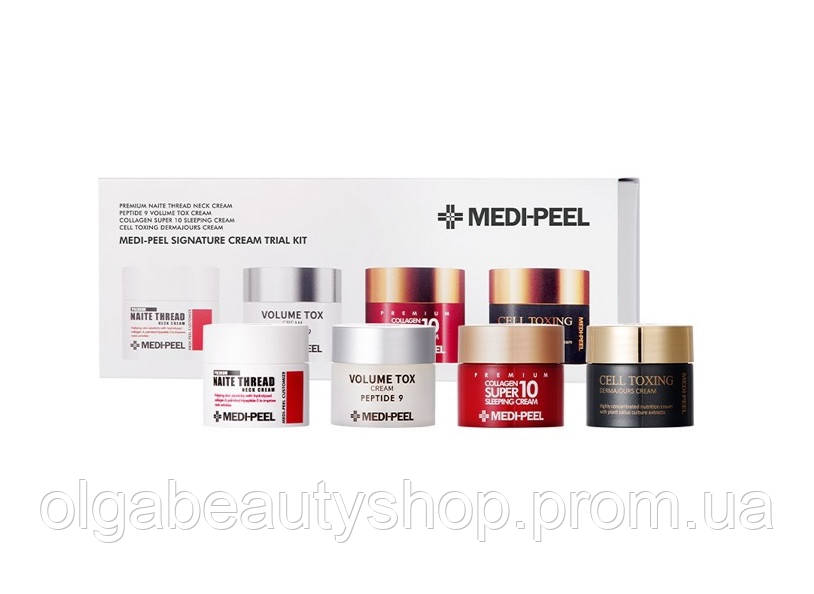 Набор миниатюр омолаживающих кремов MEDI-PEEL Mini Set Signature Cream Trial Kit - фото 1 - id-p1455186129