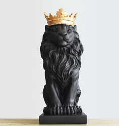 Статуетка LION. Модель RD-1416 18х10 см, Білий/золотий