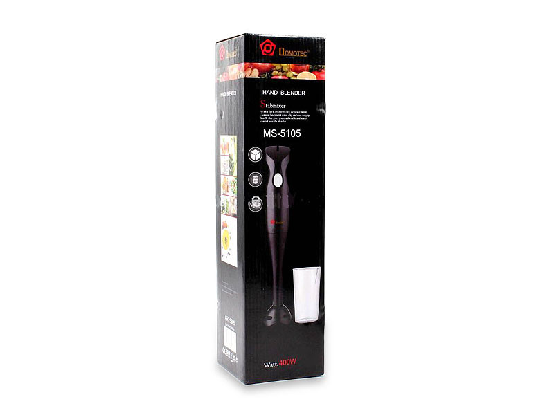 Блендер ручний з білою чашею Domotec MS-5105 12шт 9346