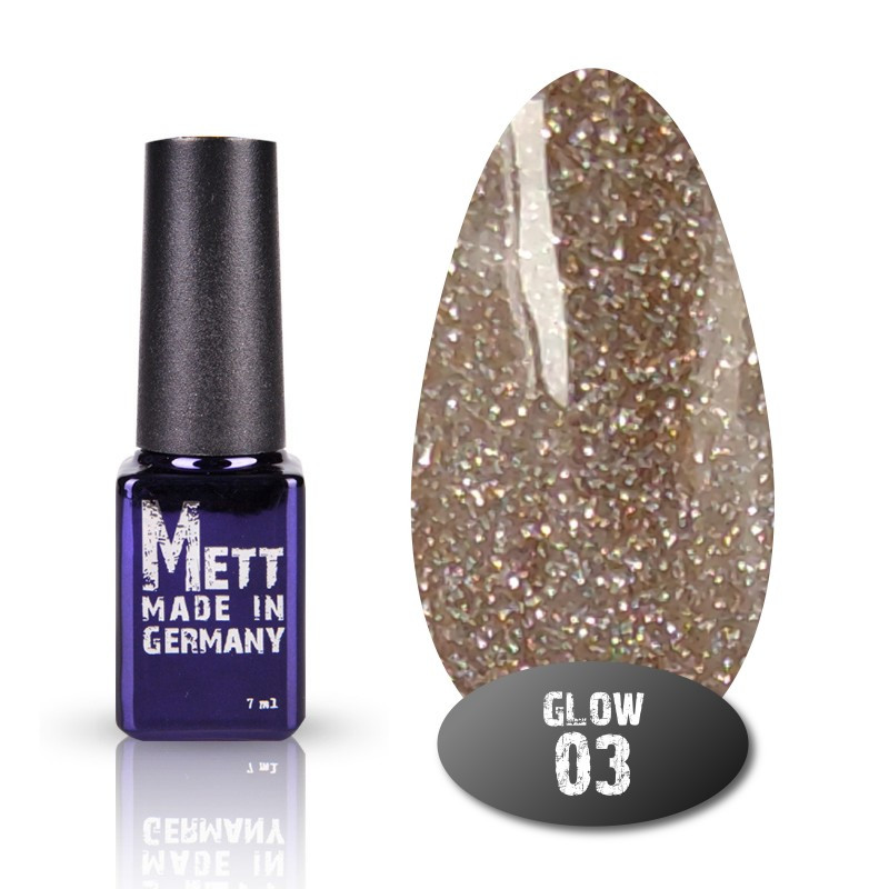 Гель лак Світловідбиваючий METT Glow 03, 7ml