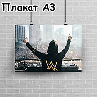 Плакат А3, Alan Walker 4