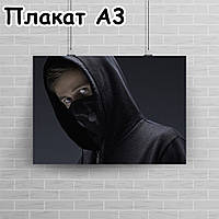 Плакат А3, Alan Walker 6