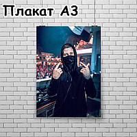 Плакат А3, Alan Walker 8