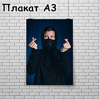 Плакат А3, Alan Walker 13