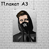 Плакат А3, Alan Walker 14