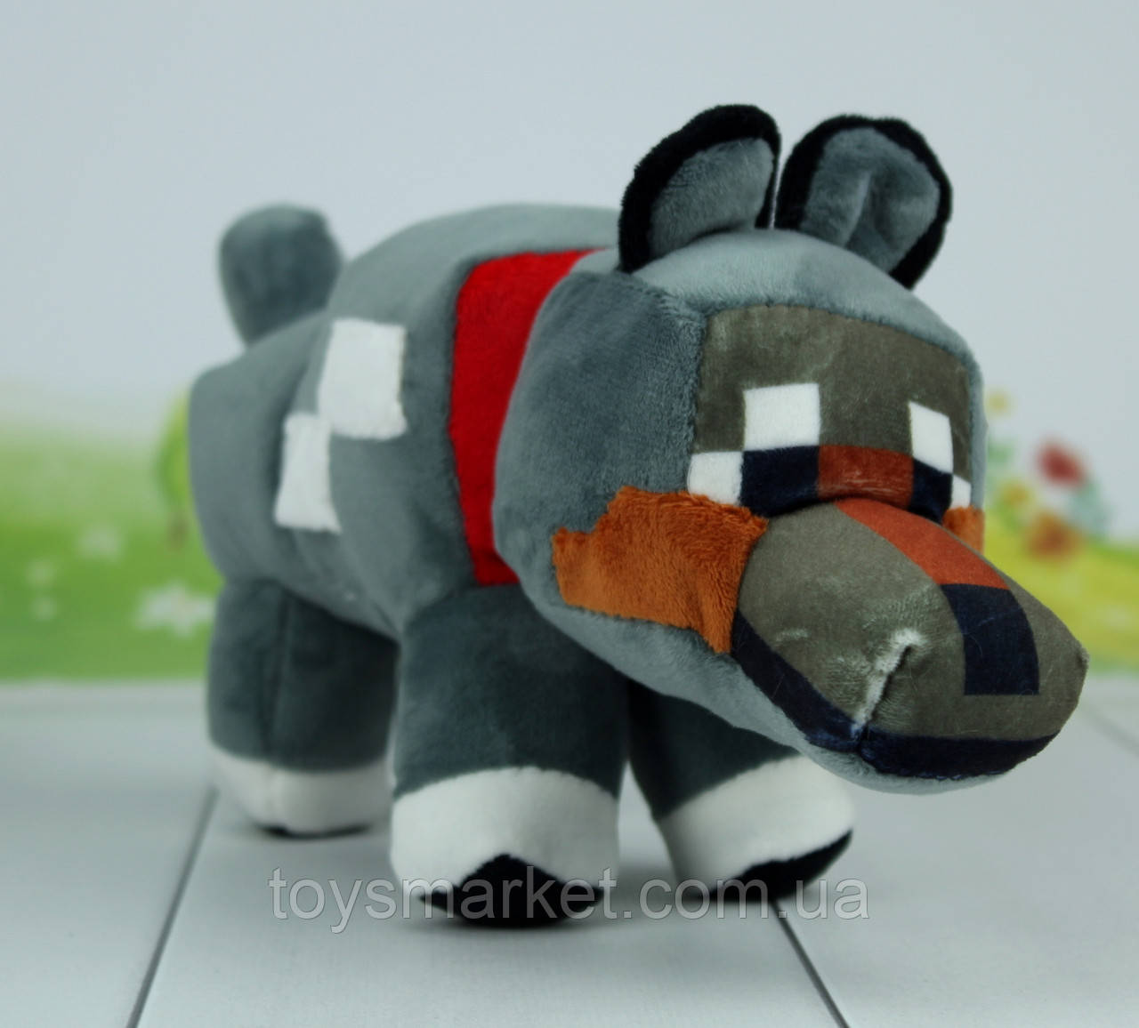 М'яка іграшка майнкрафт собака, 29 см., фото 1