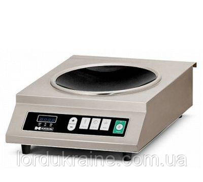 ПЛИТА ІНДУКЦІЙНА ВОК HURAKAN HKN-ICW35M WOK З МЕХАНІЧНИМ УПРАВЛІННЯМ, 3500W, фото 1