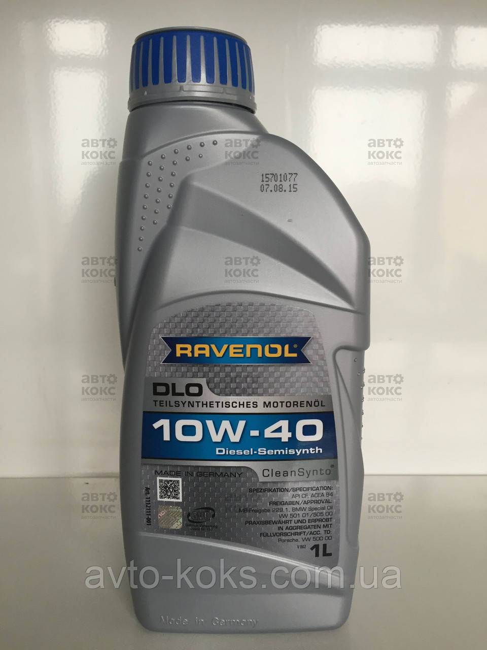 Моторное масло Ravenol DLO 10W-40 (п/синтетическое) 1л - фото 1 - id-p220451022