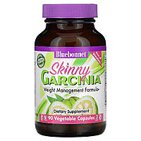 Комплекс Для Контроля Веса, Skinny Garcinia Weight Management Formula, Bluebonnet Nutrition, 90 растительных